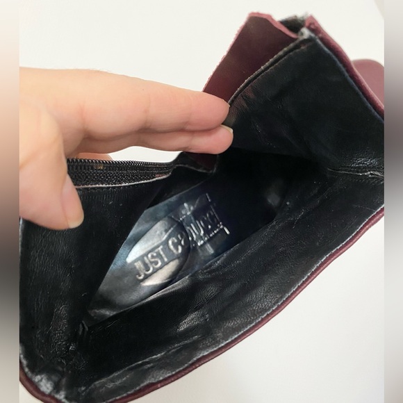 JUST CAPUCCI Leather Booties, Burgundy, Size 7.5 - Picture 4 of 12